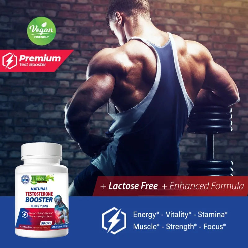 Male Stamina Enhancer - Boost Energy & Vitality, 90 Veg Capsules